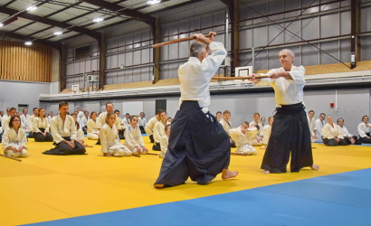 Aïkido au dojo Bressan avec maître Peyrache